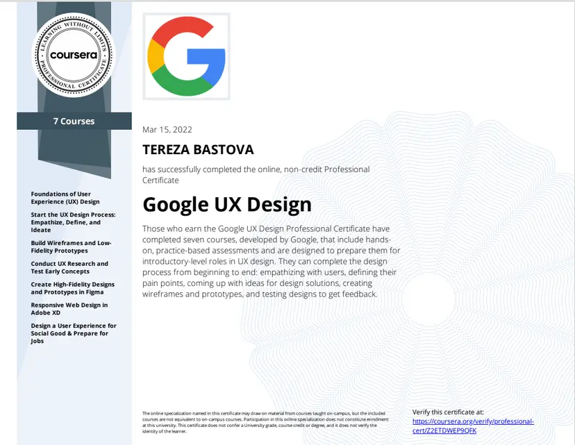 Google UX design