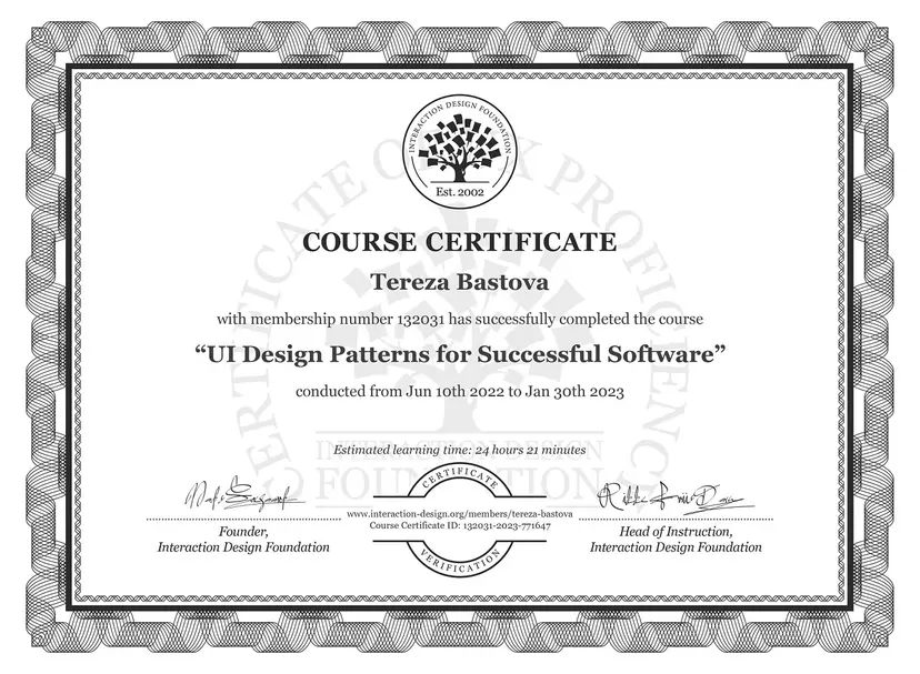UI Design Patterns for Successful Software